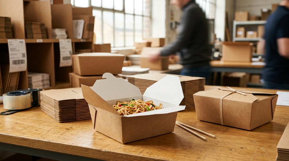 detail bulk spill proof noodle delivery boxes pe lined kraft supplier 02