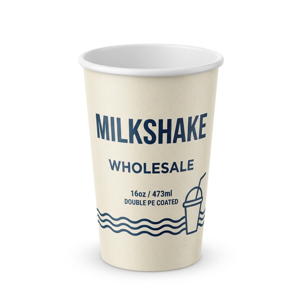 main wholesale 16oz milkshake paper cups custom double pe coated factory 01